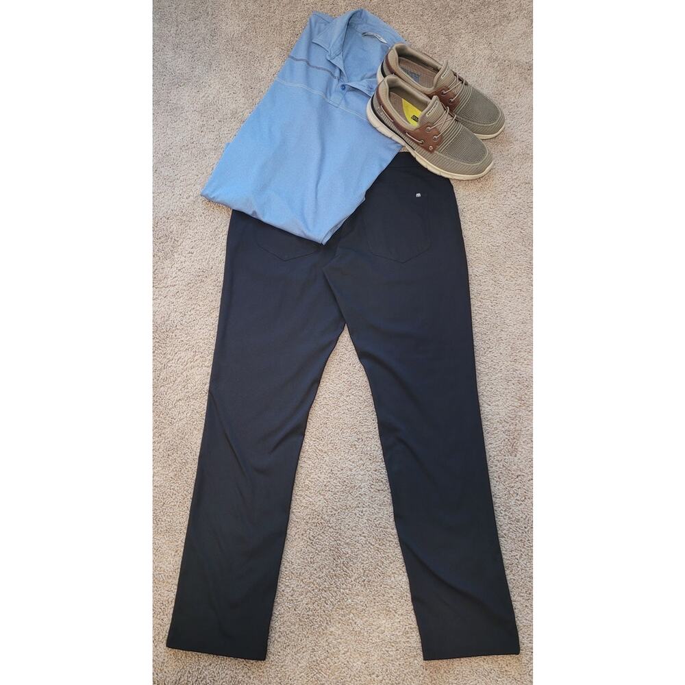TravisMathew Open To Close Pants 34 Black Athleisure